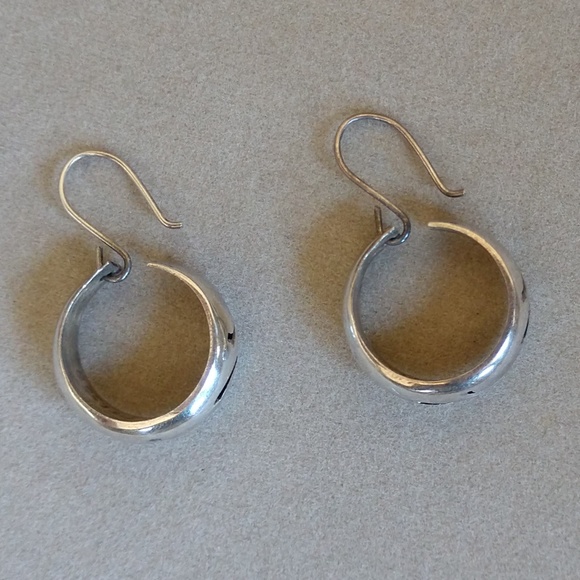 Tiny Sterling Silver Hoop - Picture 3 of 4